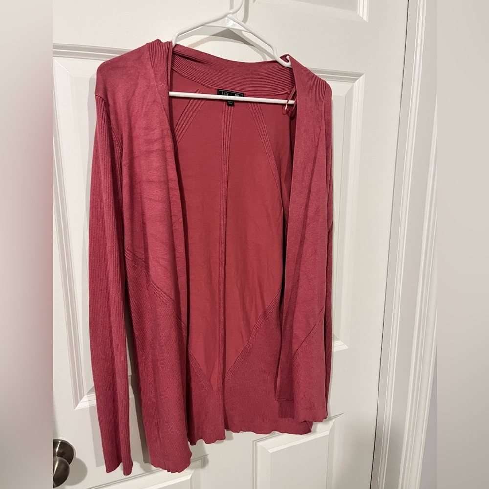 Salmon Women’s Ribbed Sleeve Cardigan